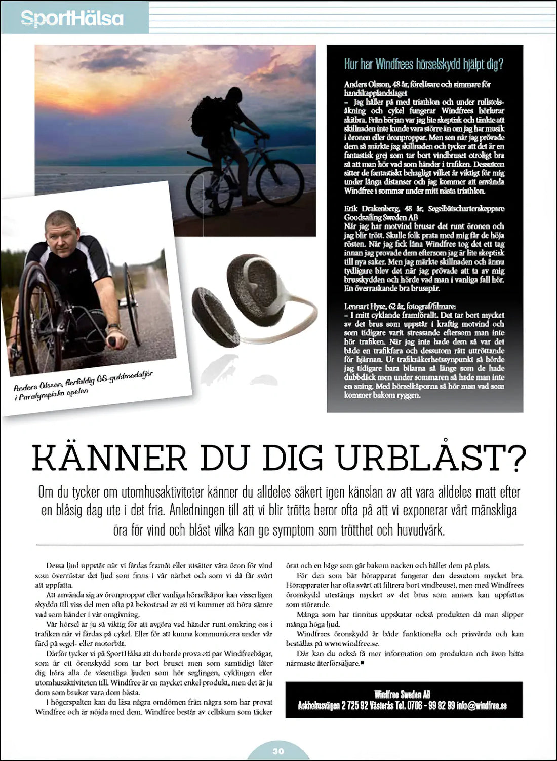 SportHälsa - Känner du dig urblåst?