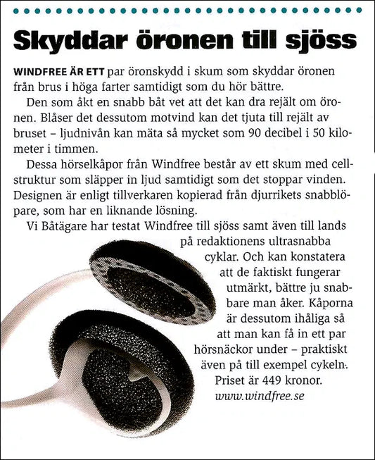 Tidningen Båtägare - Skyddar öronen till sjöss
